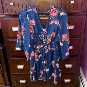 Bailey Blue Floral Dress 🌺